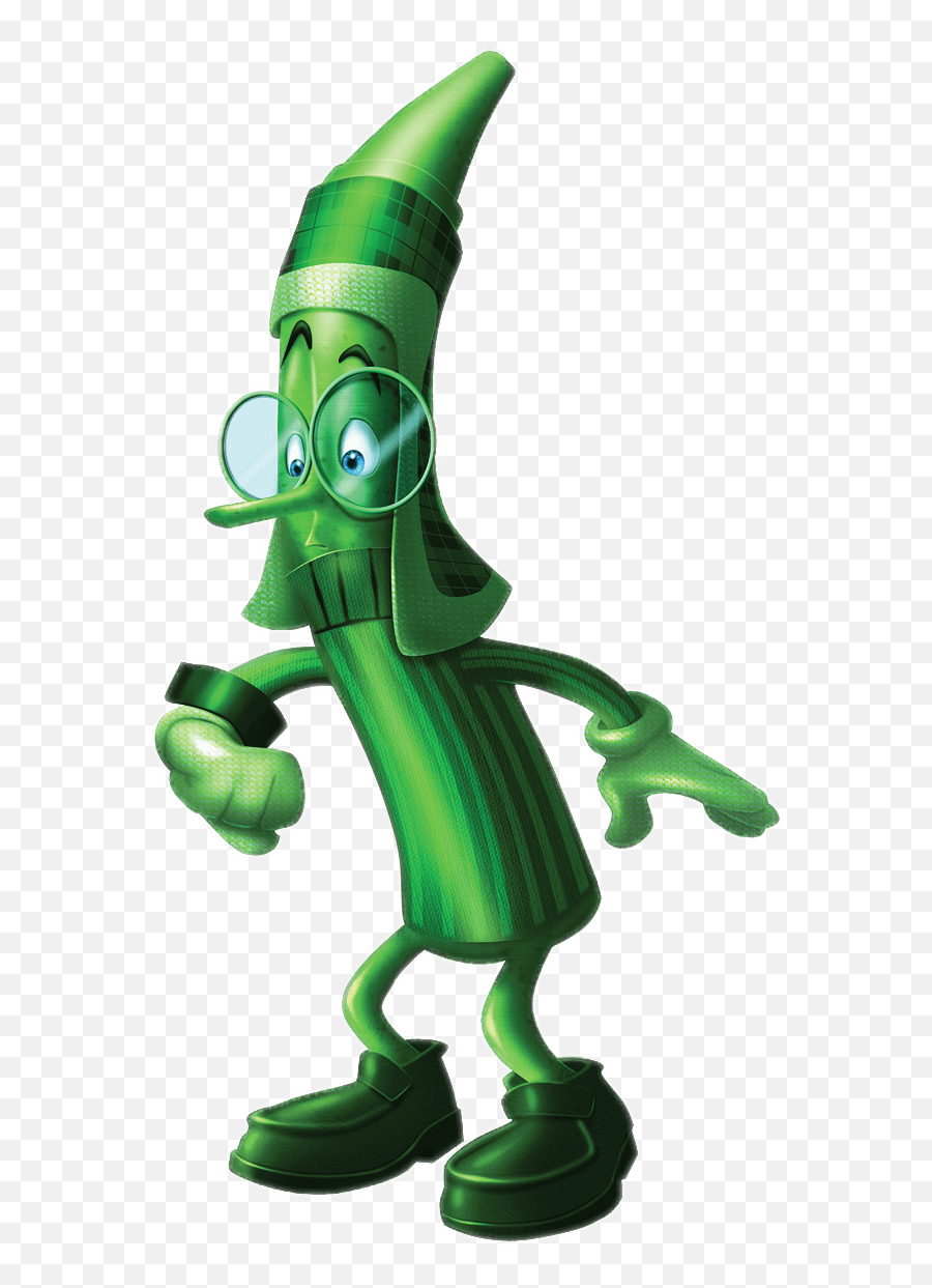 The Hero Of Color City Green Crayon Transparent Png - Stickpng Hero Of Color City Draw Green Emoji,City Png