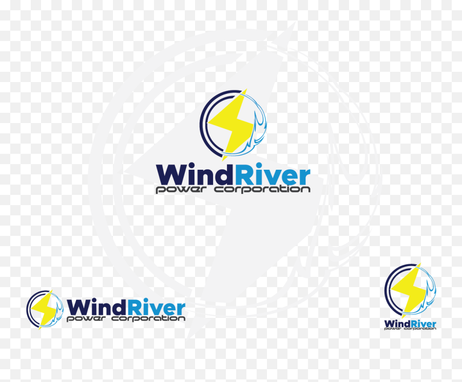 Elegant Playful It Company Logo Design For Windriver Power Emoji,Corporate Logo Design