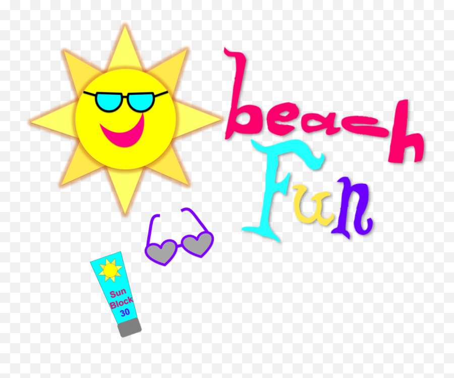 Library Of Free Fun In The Sun Png Png Files Clipart - Clip Art Summer Fun Emoji,Sun Clipart