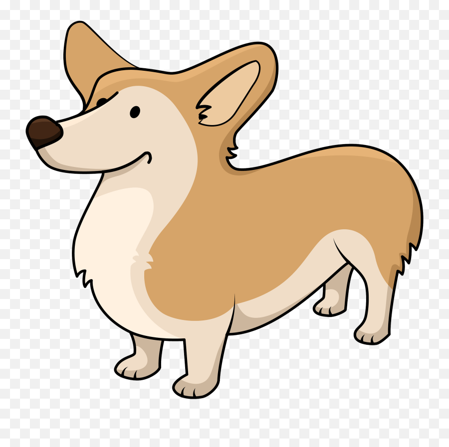 Corgi Clipart - Transparent Corgi Dog Clipart Emoji,Corgi Clipart