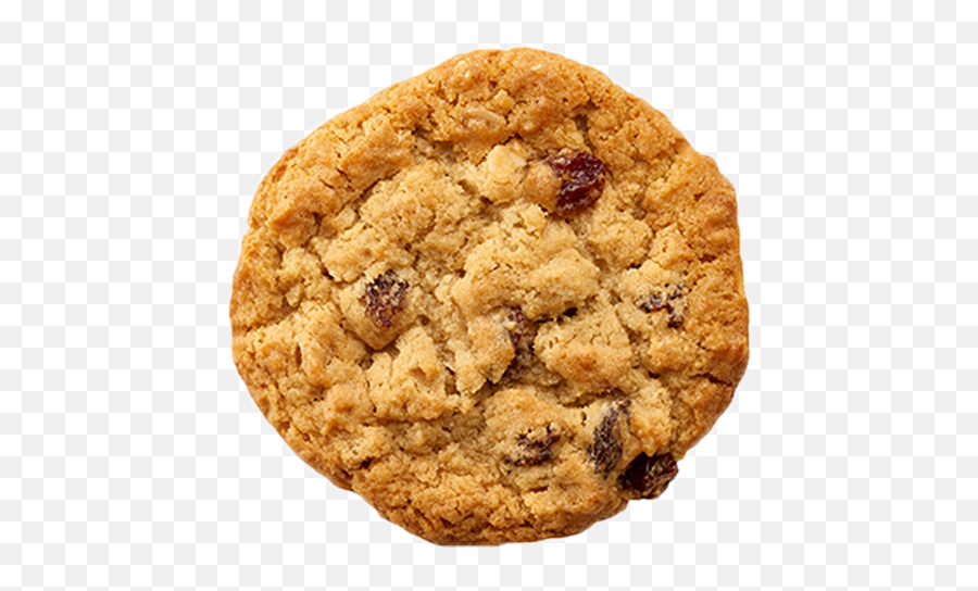 Cookie Clipart Oatmeal Raisin Cookie - Oatmeal Raisin Cookie Png Emoji,Cookie Clipart