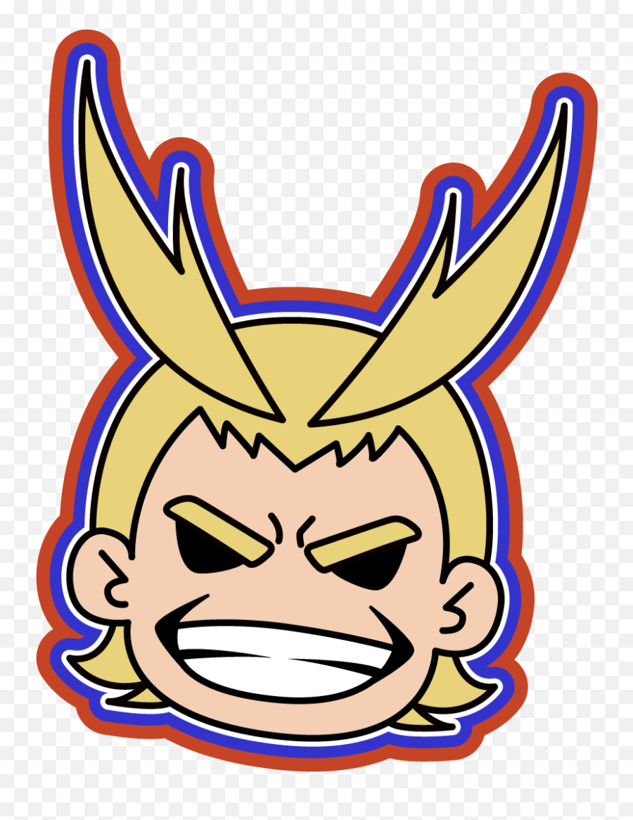 Allmight Png Image With No Background - All Might Head Transparent Emoji,All Might Png