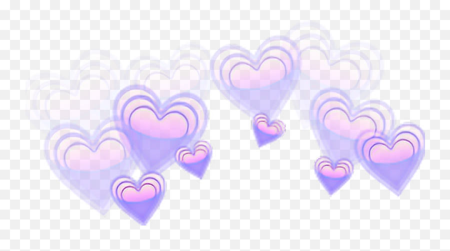 Galaxy Love Heart Emoji Png Image With - Corona De Corazones Tumblr Png,Corazones Png