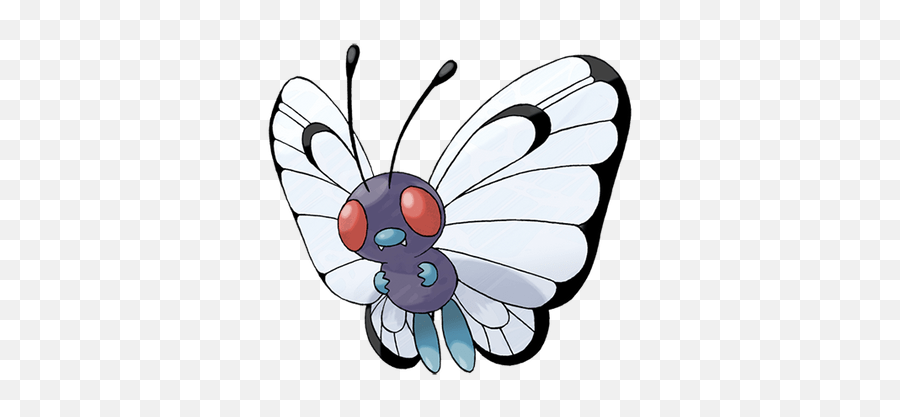 Butterfree Pokemon Transparent Png - Butterfree Pokemon Emoji,Pokemon Png