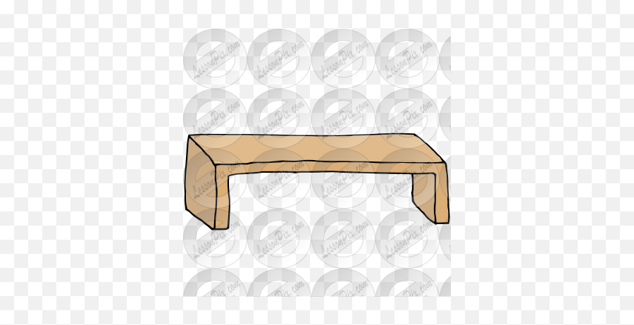 Bench Picture For Classroom Therapy - Table Leg Style Emoji,Bench Clipart