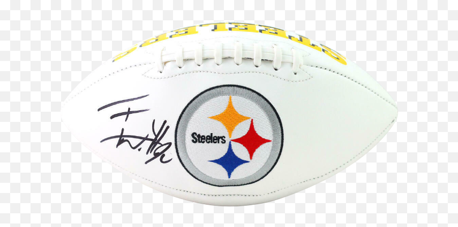 Tj Watt Pittsburgh Steelers Signed Pittsburgh Steelers Logo Football Black Bas Coa - Pittsburgh Steelers Official Emoji,Pittsburgh Steelers Logo Image