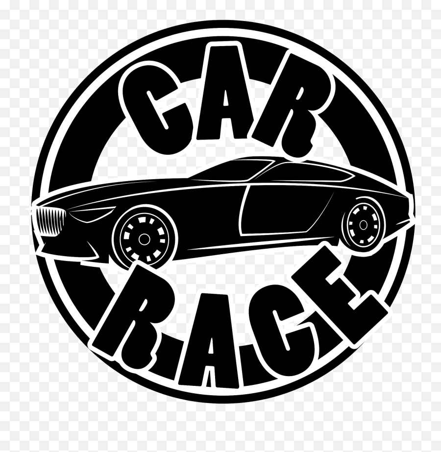 Car Race Logo Clipart - Automotive Decal Emoji,Race Car Clipart