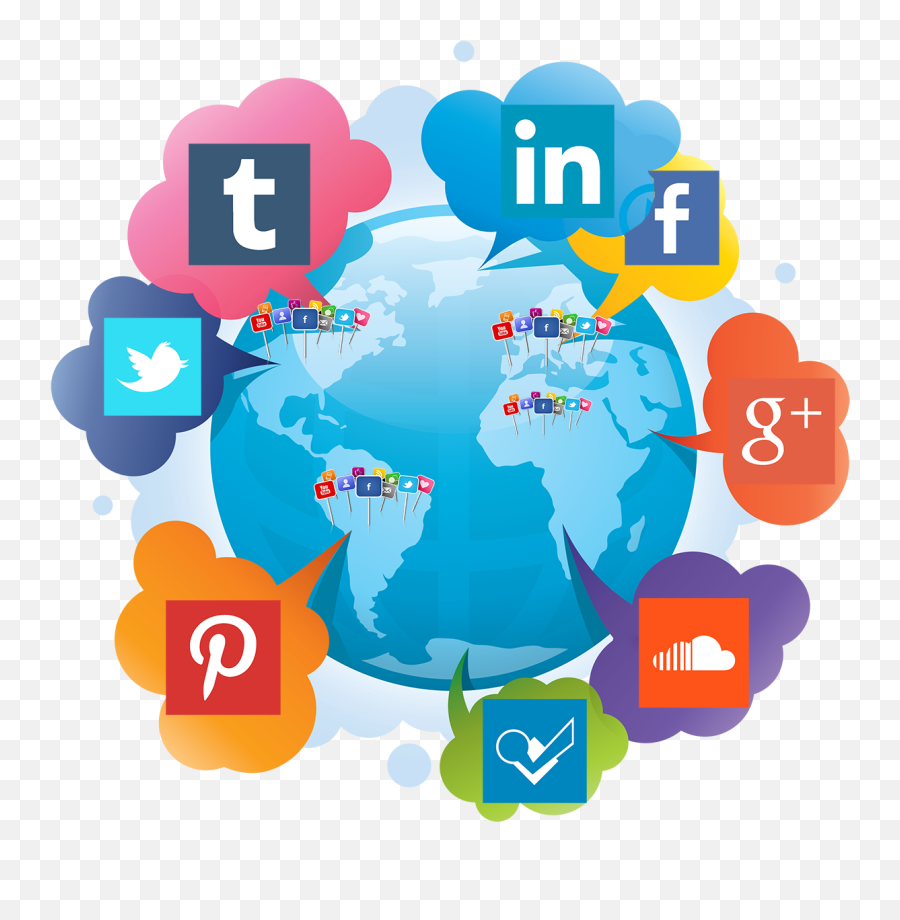 El Internet Marketing Y Las Redes - Social Network Emoji,Redes Sociales Png
