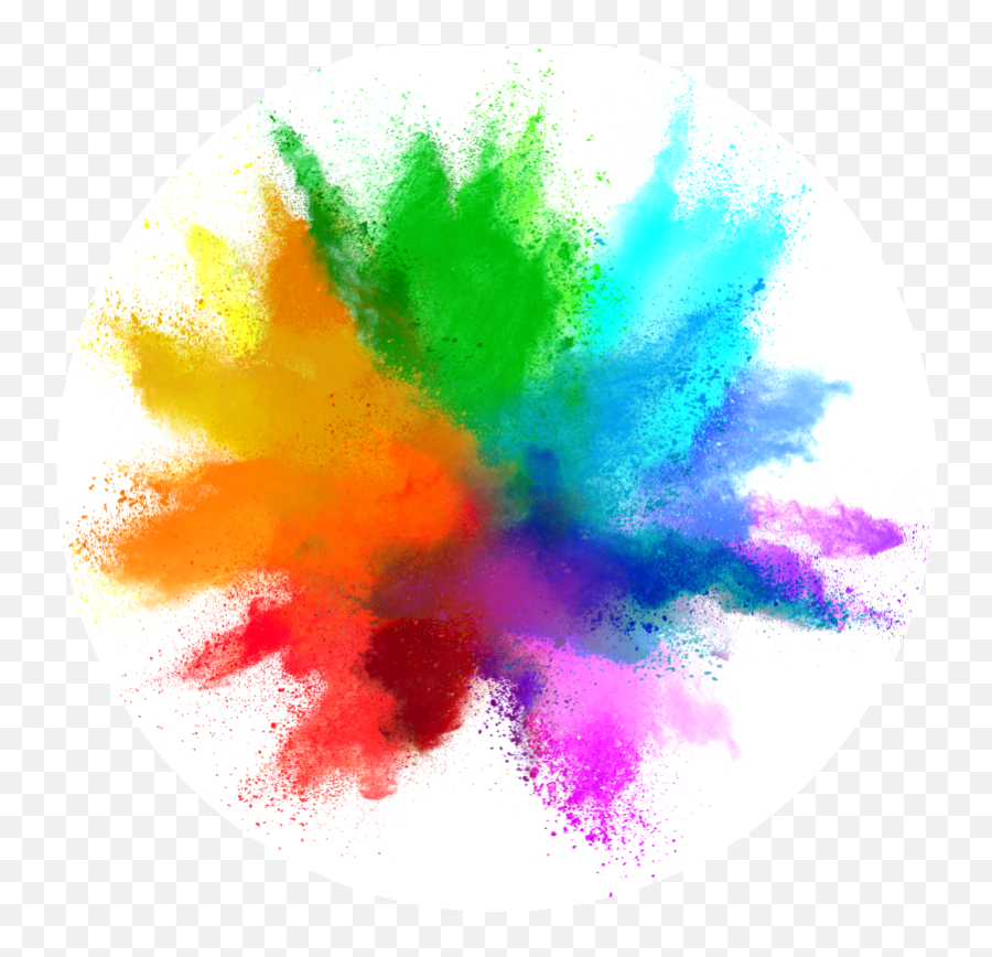 Colour Explosion Modern Vinyl Rug - Colour Explosion Emoji,Color Explosion Png