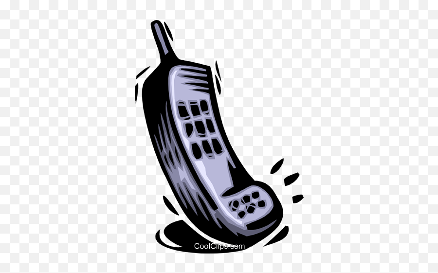 Cellular Phone Royalty Free Vector Clip Art Illustration Emoji,Phones Clipart