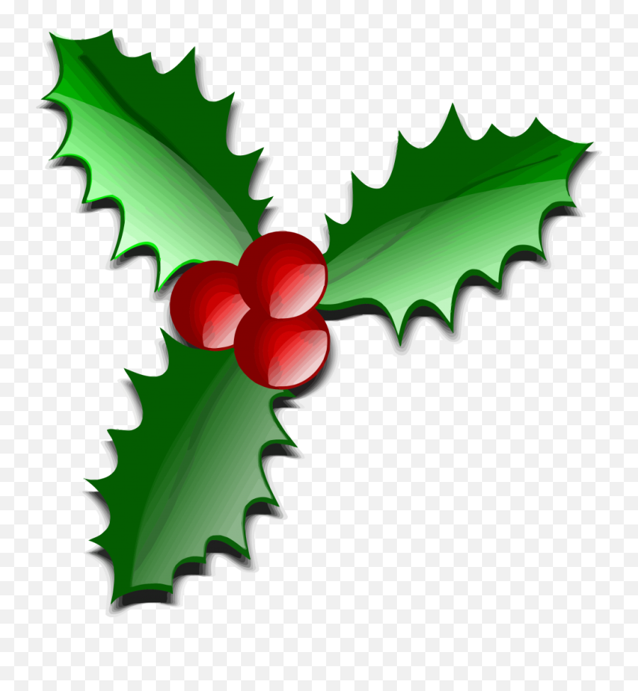 Christmas Leaf Clipart Png Emoji,Clipart For Christmas