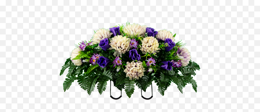 Flowers For Cemeteries Emoji,Purple Flower Png