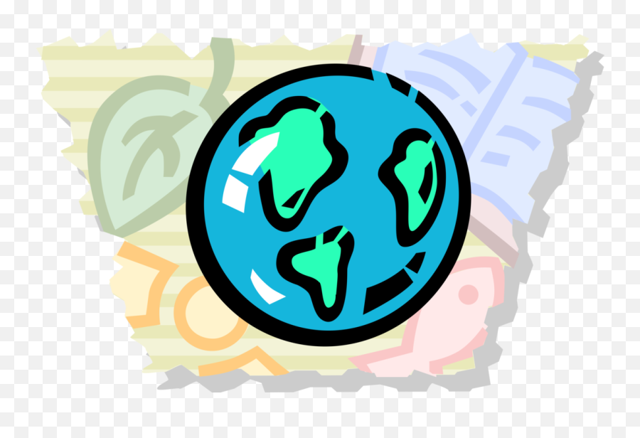 Planet Earth And Environmental Sustainability - Vector Image Emoji,Sustainability Clipart