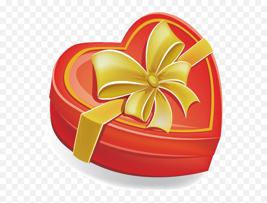 Gift Heart Romance Red Yellow For Valentines Day - 1098x1103 Emoji,Yellow Heart Png