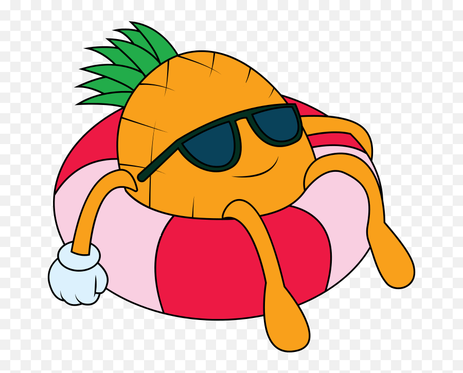 Summer Pineapple Clipart Free Svg File - Svgheartcom Emoji,Summer Clothes Clipart