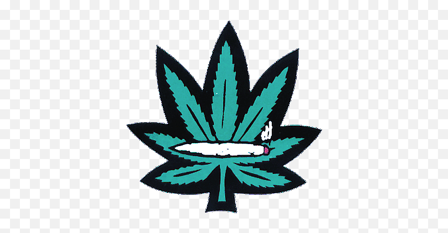 Sticker - Hemp Dope Marijuana Pot Leaf Joint Stoner Green Mj Green Decal 11081 Ebay Weed Emoji,Marijuana Leaf Clipart