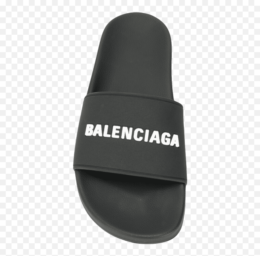 Balenciaga Textured Logo Slides - Solid Emoji,Balenciaga Logo
