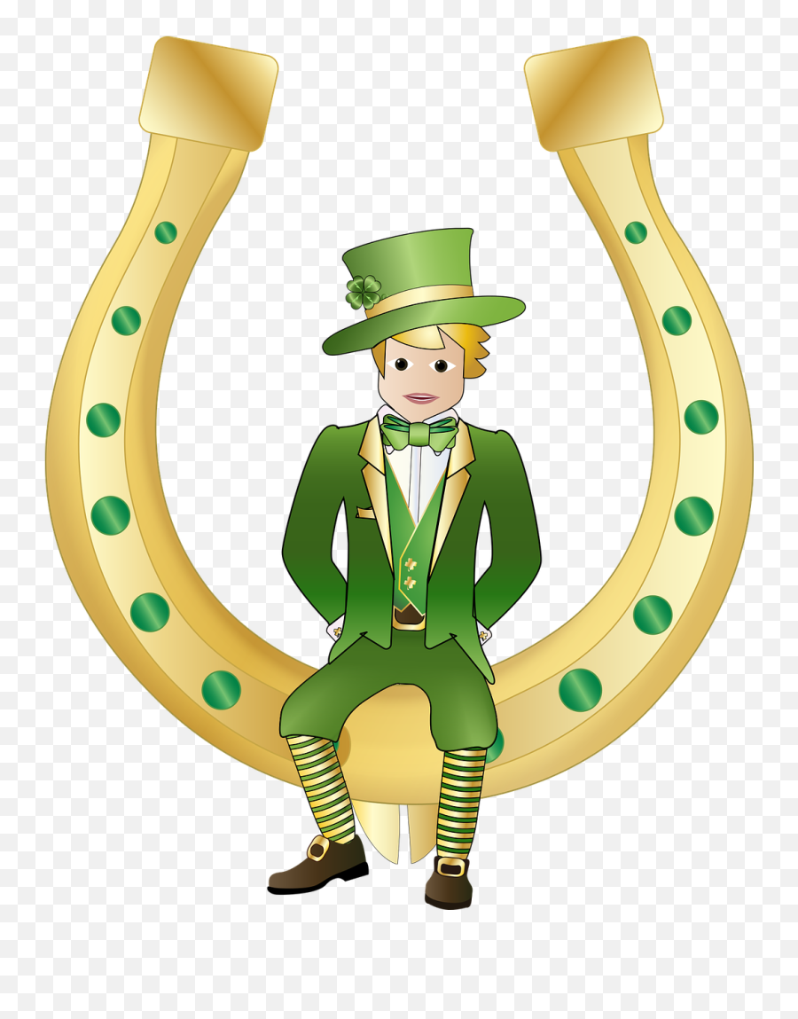 Download Free Photo Of Graphic Leprechaun Horseshoe Lucky - Ferradura Da Sorte Png Emoji,Free St.patrick Day Clipart