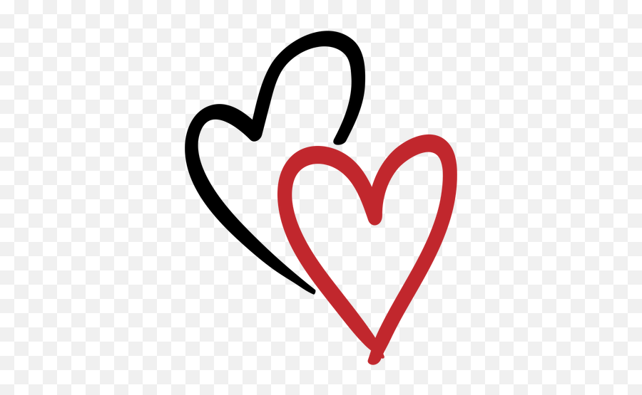 Pegatina De Dos Corazones - Heart Stickers Emoji,Corazones Png