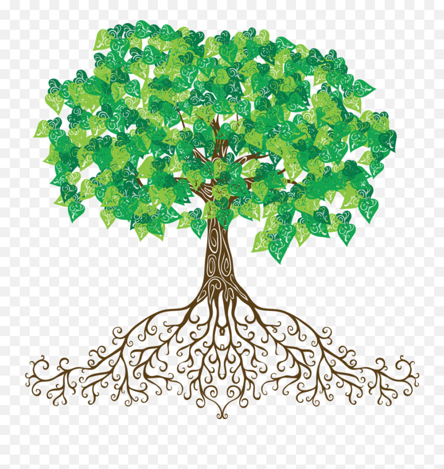 Psalm - Transparent Tree Of Roots 900x910 Png Clipart Tree With Roots Hd Emoji,Roots Clipart