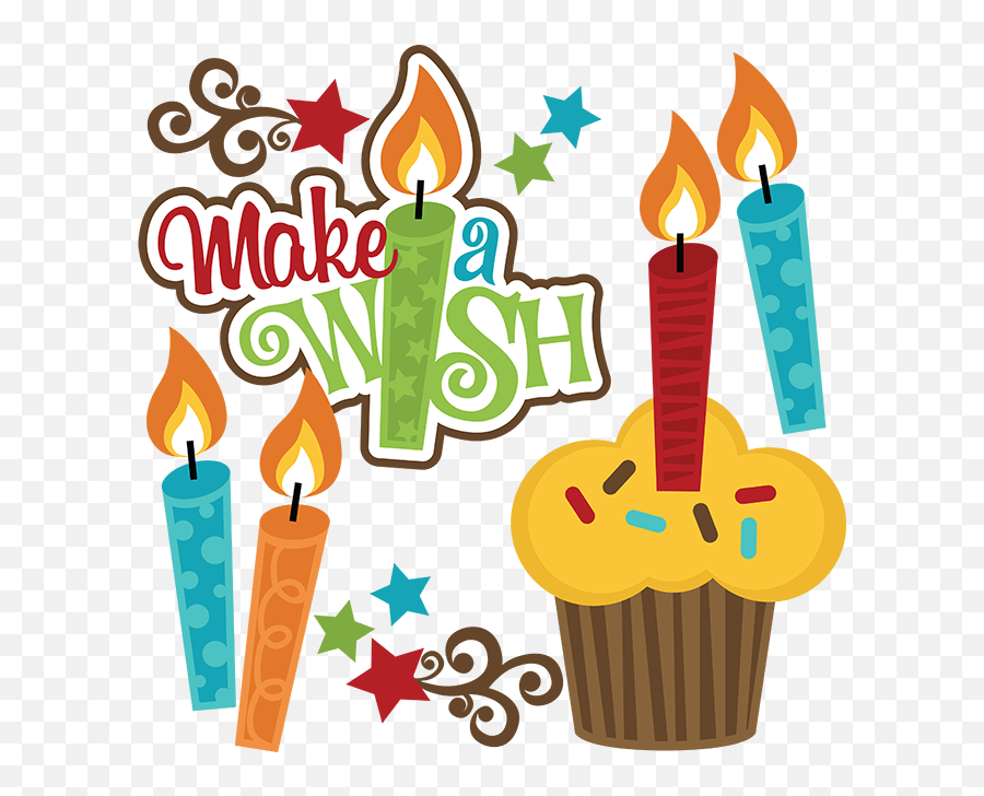 Download Hd Make A Wish - Birthday Wishes Clipart Make A Birthday Wish Png Emoji,Make Clipart