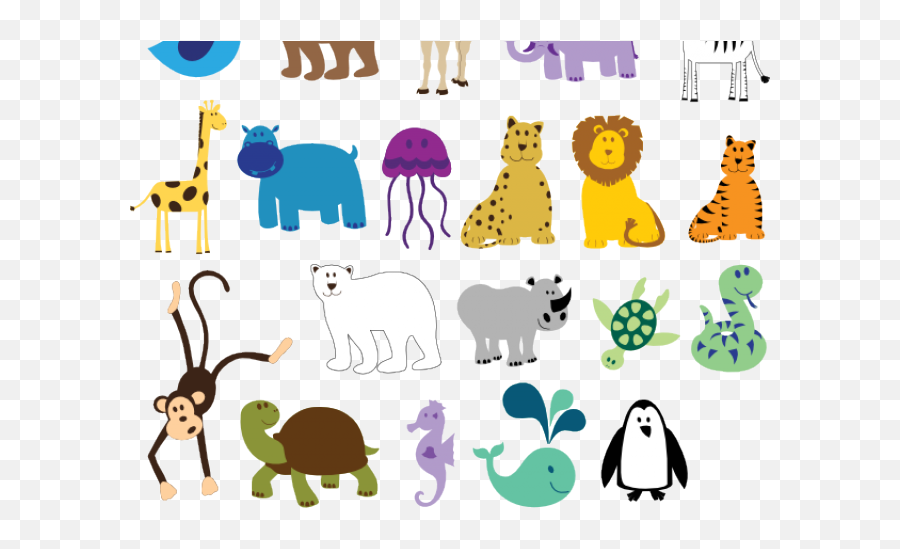 Clipart Animals Zoo Clipart Animals - Clip Art Emoji,Zoo Clipart