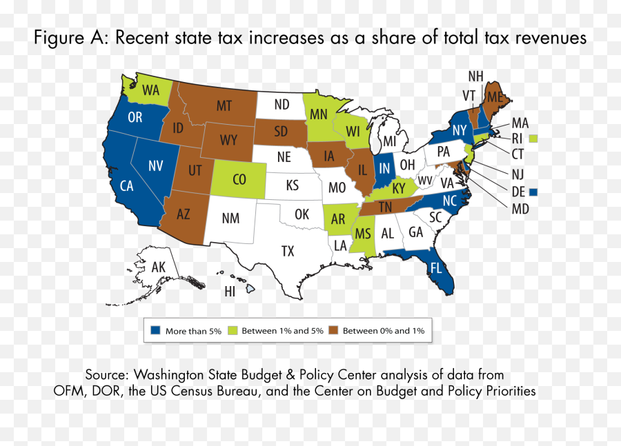 Download Figurea State Tax Increases Map - Taxes In Emoji,Washington State Png