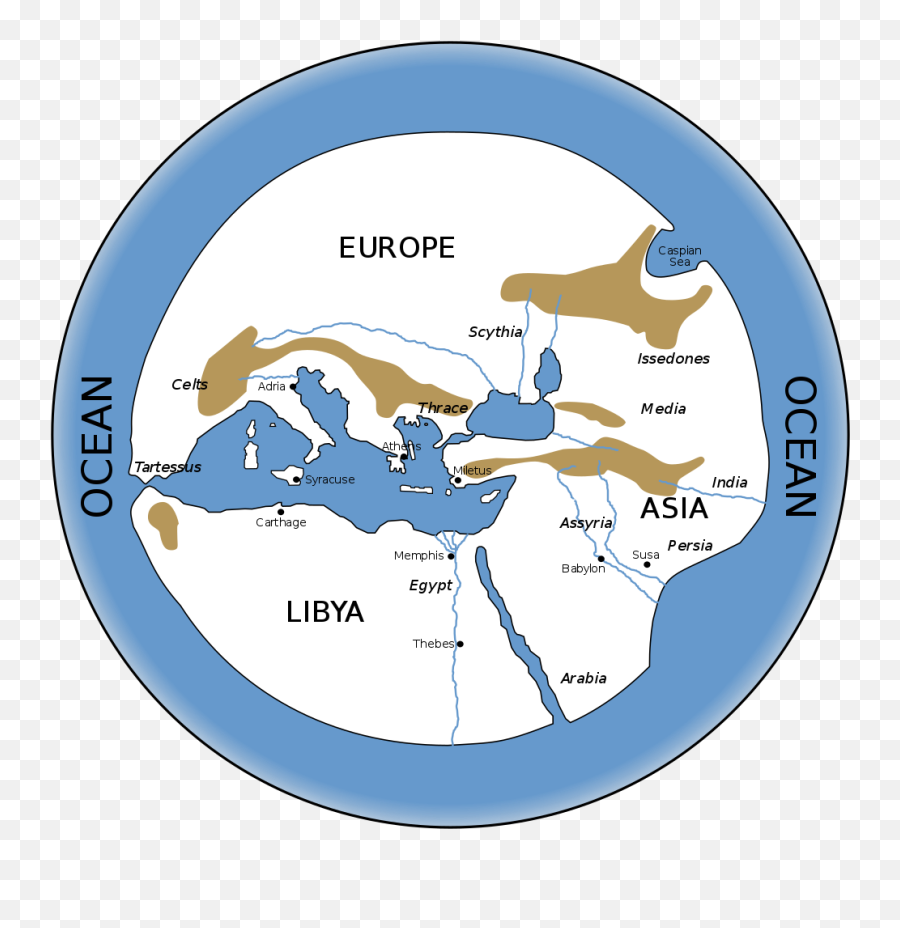 Filehecataeus World Map - Ensvg Wikimedia Commons Emoji,World Map Vector Png