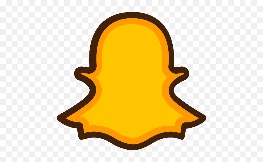 Snapchat Vector Svg Icon 10 - Png Repo Free Png Icons Social Media Icons Orange Snapchat Emoji,Snapchat Png