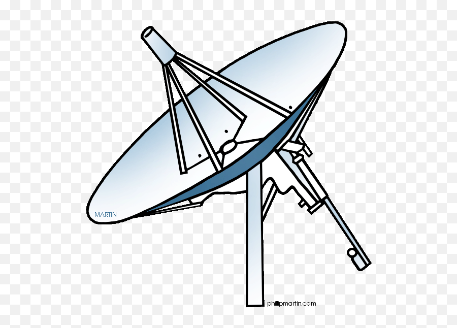 Telescope Dishes Clip Library - Space Satellite Dish Clipart Emoji,Telescope Clipart