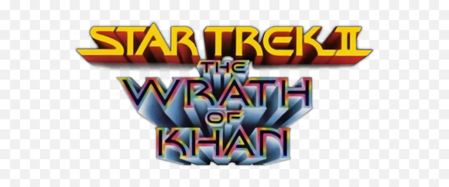 Filestar Trek Ii The Wrath Of Khan Logopng - Wikimedia Commons Star Trek 2 Movie Logo Emoji,Trek Logo