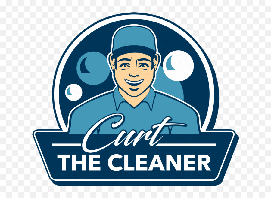Curt The Cleaner - Happy Emoji,Cleaning Logos