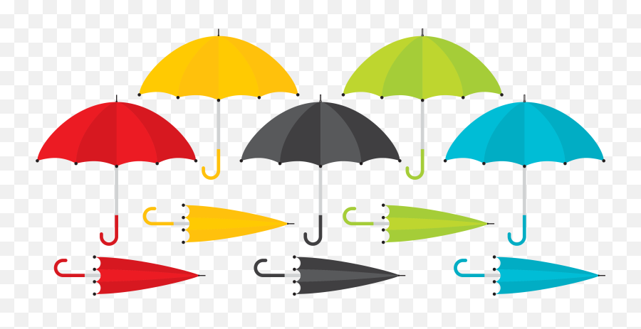 Umbrella Rain Wellington Boot Clip Art - Umbrella Front Free Lot Umbrella Vector Png Emoji,Free Vector Clipart