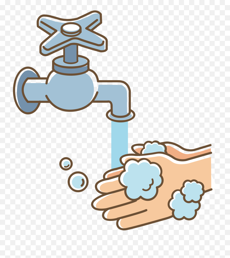Onlinelabels Clip Art Wash - Wash Your Hands Clipart Png Wash Hands Clipart Png Emoji,Hands Clipart