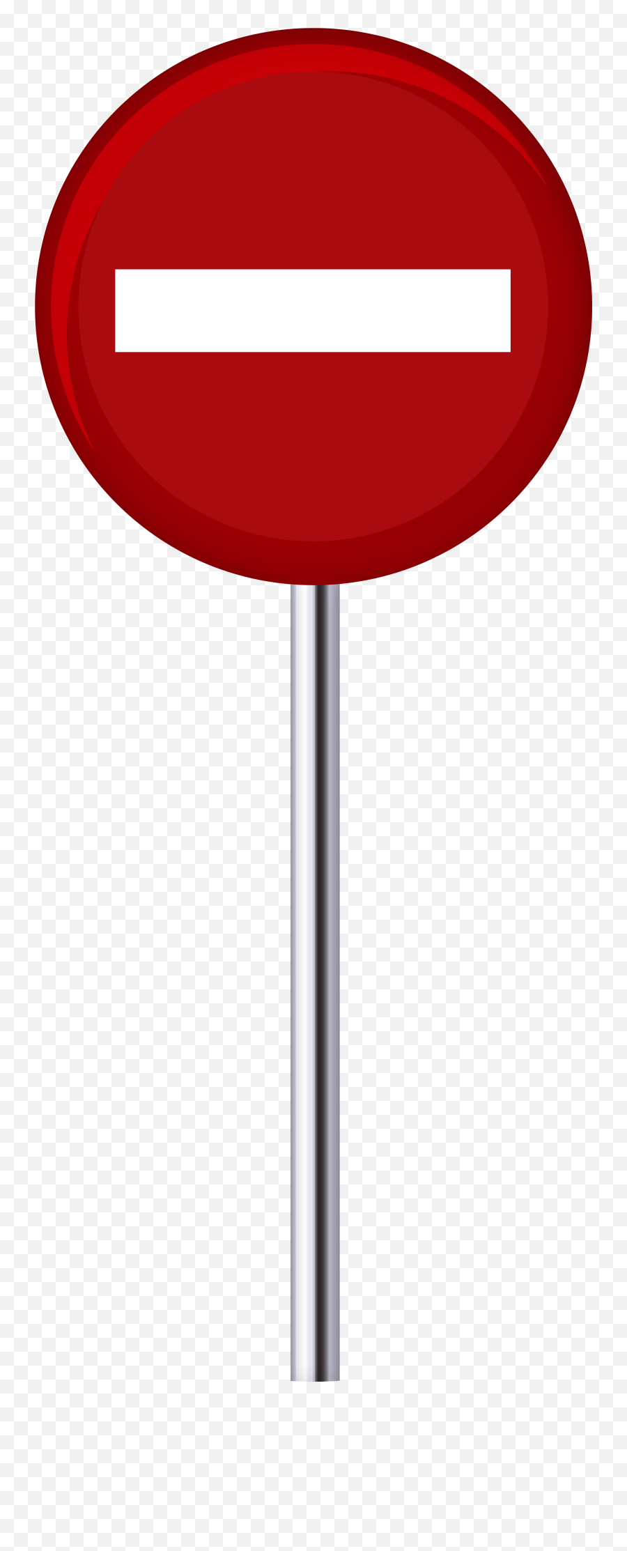 No Entry Traffic Sign Png Clip Art - Firefly Emoji,No Sign Png