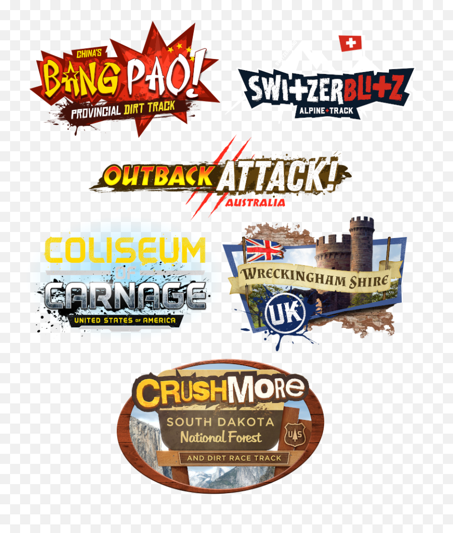 Arcade Heroes Raw Thrills Releases More Media For Nitro - Language Emoji,Truck Logos