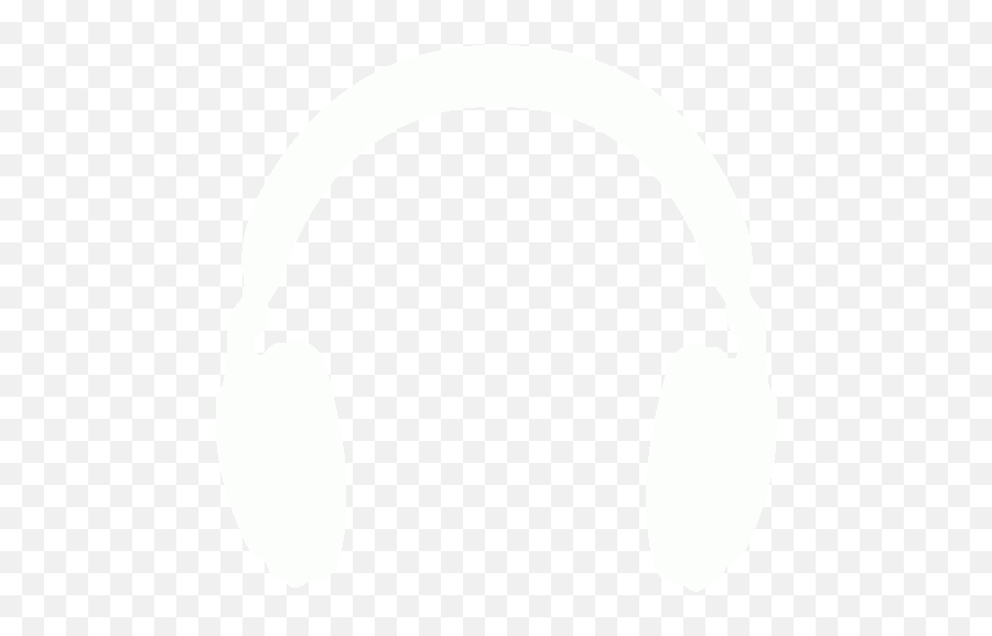 White Headphones 2 Icon - Transparent White Headphones Png Emoji,Headphone Clipart