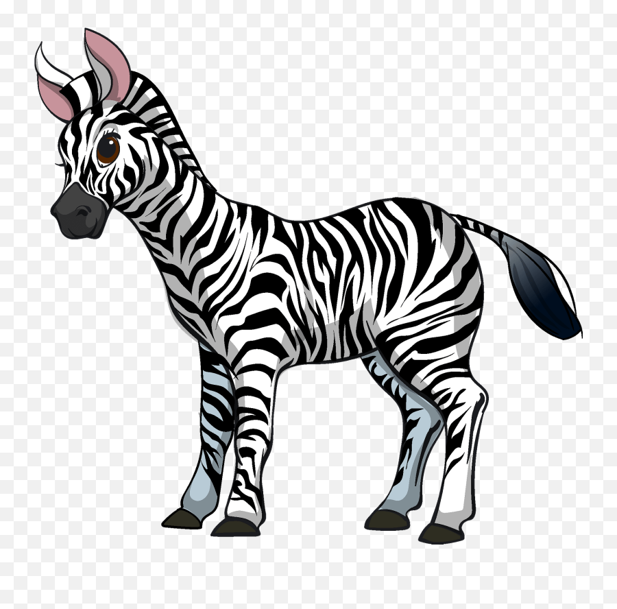 Zebra Clipart - Animal Figure Emoji,Zebra Clipart