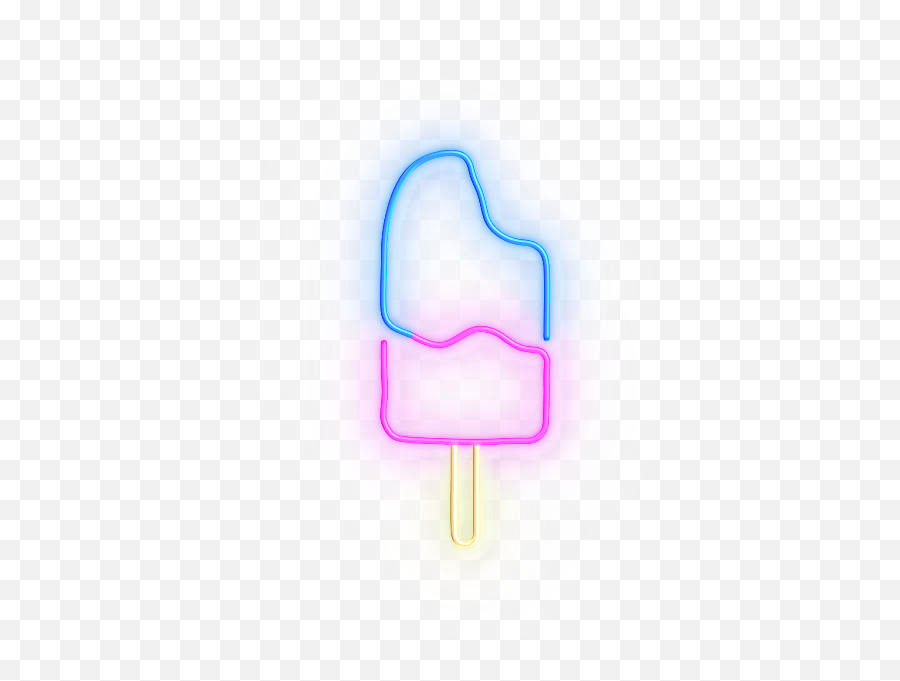 Flare Glare - Ice Cream Neon Sign Png Emoji,Neon Sign Png