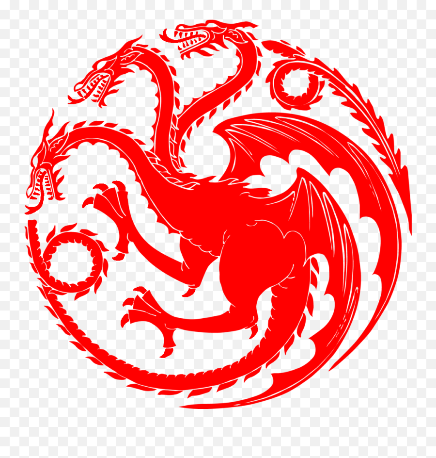 Game Of Thrones Png Transparent Png - Targaryen Sigil Emoji,Game Of Thrones Png