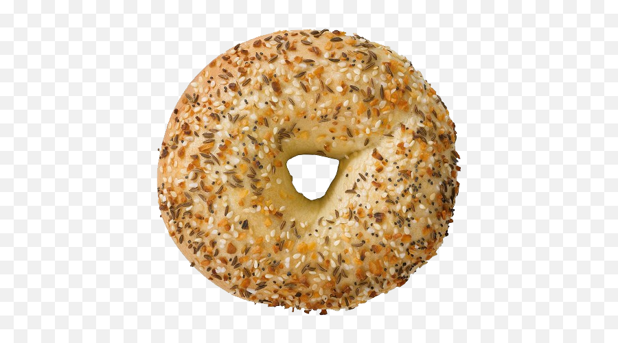 Bagel Png - Everything Bagel With Clear Background Emoji,Bagel Clipart