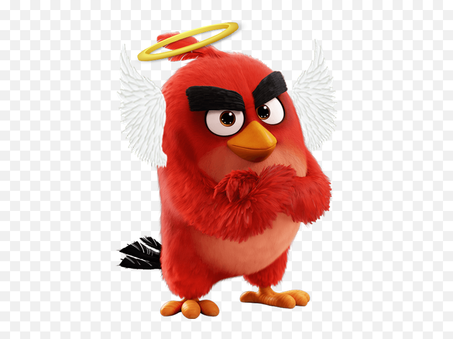 Angel Red - Pajaro Rojo Angry Bird 440x600 Png Clipart Emoji,Angrybird Clipart