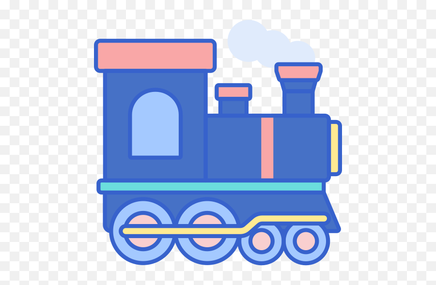 Steam Locomotive Free Vector Icons Designed By Flat Icons Emoji,Steam Locomotive Clipart