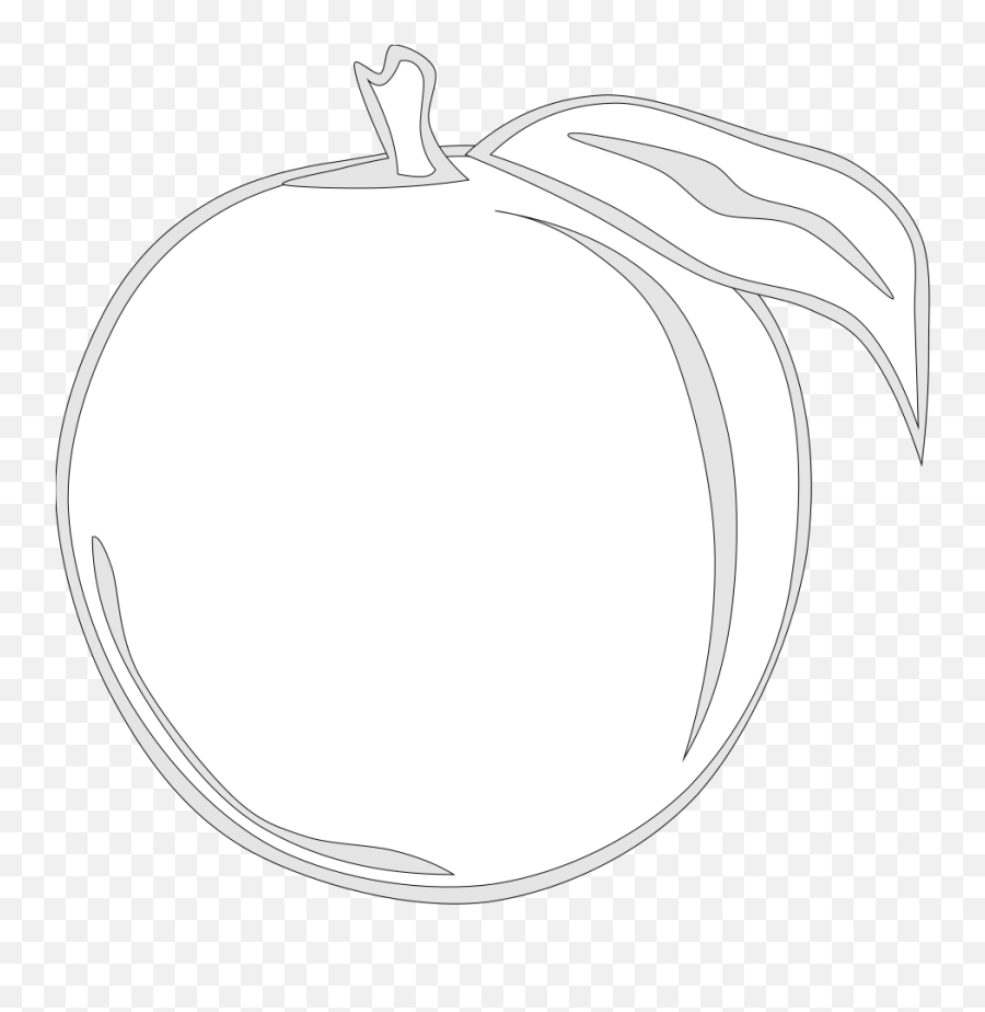 Peach Svg Vector Peach Clip Art - Svg Clipart Fresh Emoji,Peach Clipart