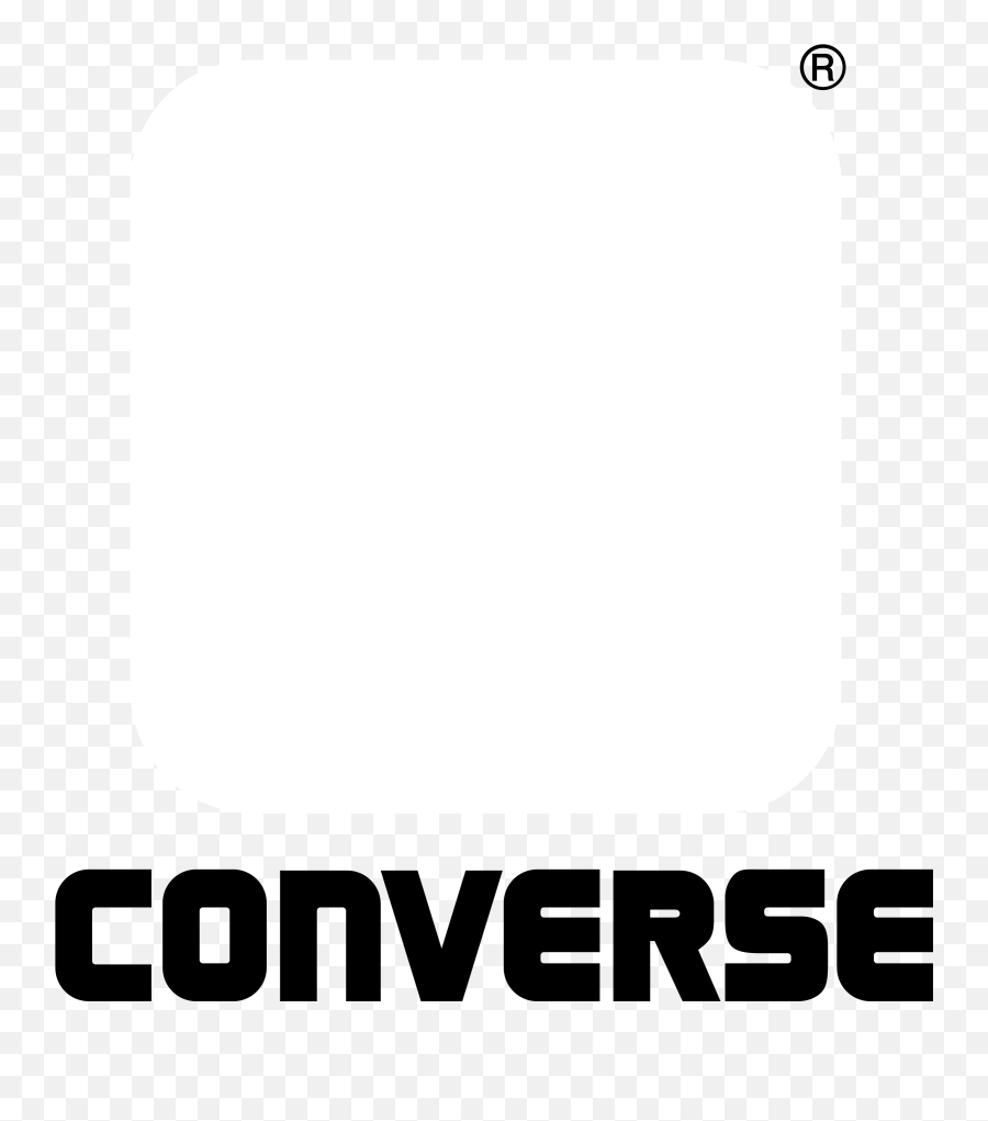 Converse Logo Black And White Parallel - Clip Art Library Converse Emoji,Off White Logo