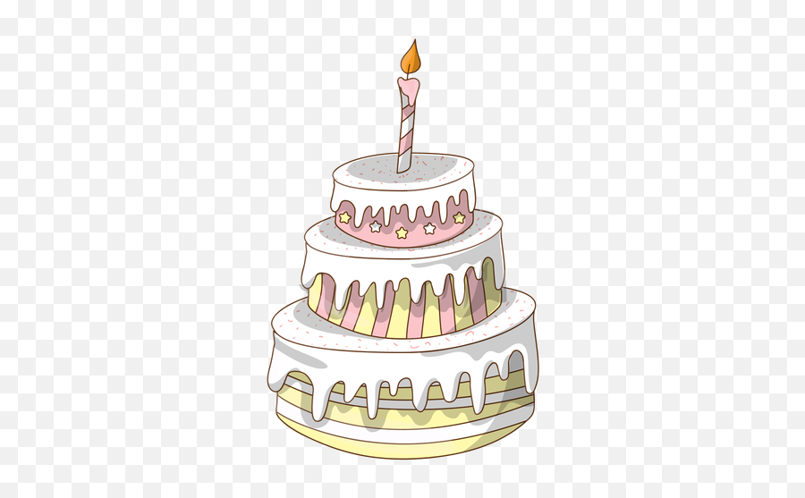 White Birthday Cake Cartoon Transparent Png U0026 Svg Vector Emoji,Cake Transparent Background