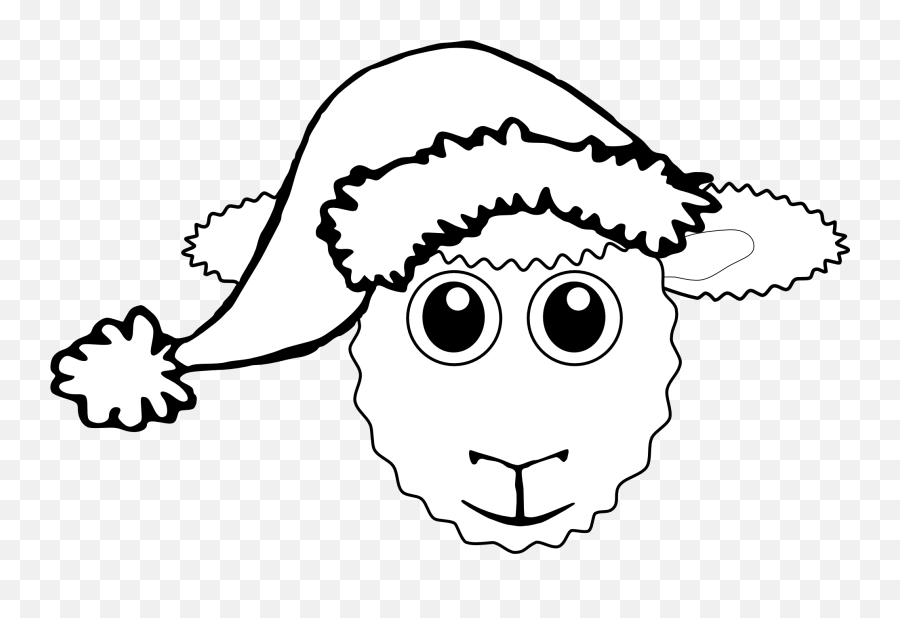 Clipart Lamb - Clipartsco Christmas Bear Clip Art Black And White Emoji,Lamb Clipart