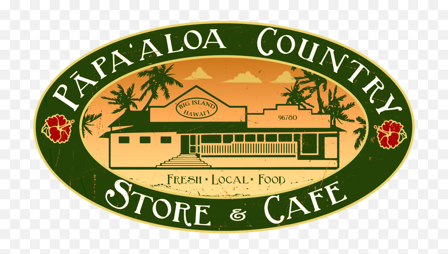Community Grocery Store - Ppaaloa Country Store U0026 Cafe Emoji,Grocery Logo