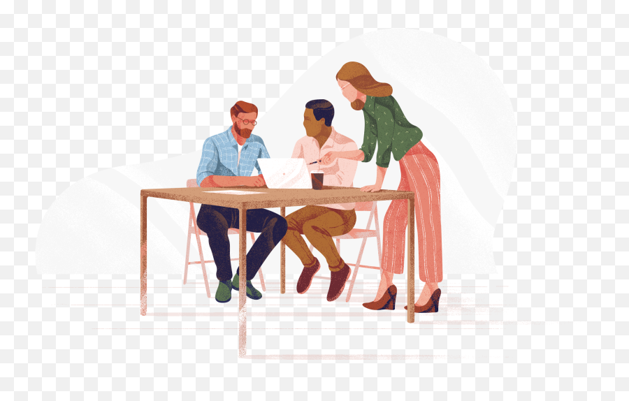 About Us Emoji,People Sitting At Table Png
