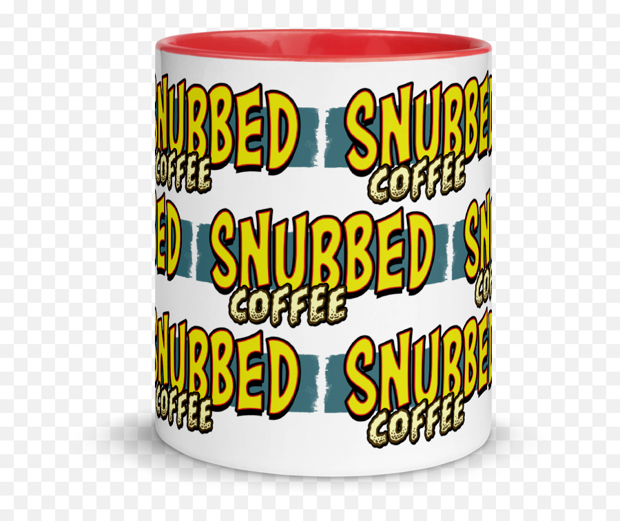 Snubbed Coffee Logos Mug 11oz Emoji,Coffee Logos